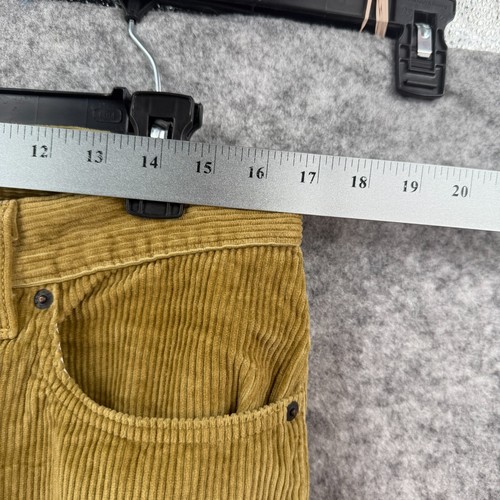 Pantalone Levis velluto a coste uomo 31x30 marrone dorato vita media relaxed dritto basso pro - Foto 15 di 19