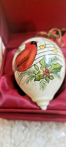 Ornament NE’ QWA ART " HOLIDAY MUSIC " 2012 Susan Winget 642 w/ Box / COA - Picture 5 of 14