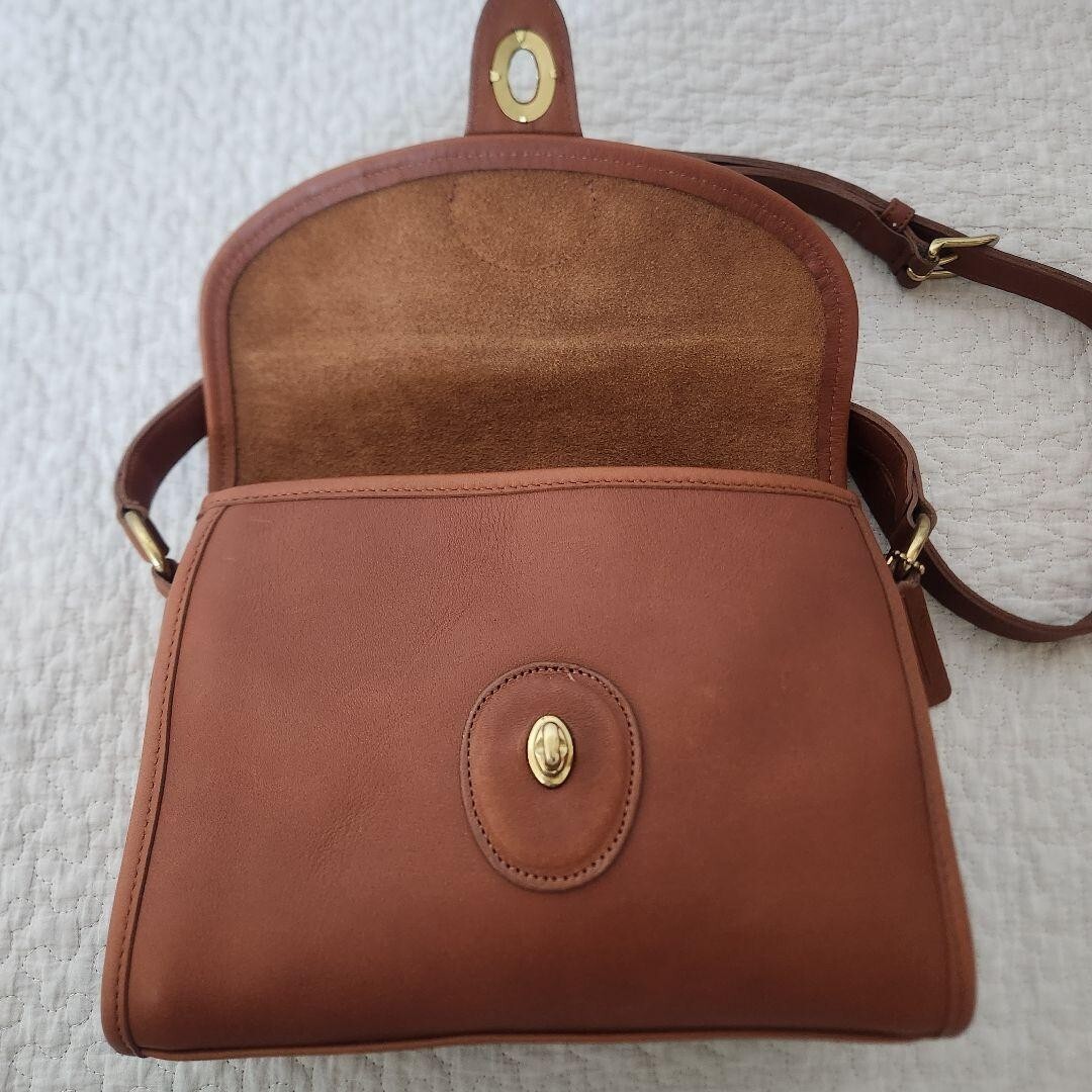 バッグ Old Coach Leather ShoulderBag Brown 4153 Coach Shoulder Bag 4153 Leather Tan/Brown Authentic | eBay