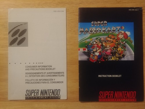 Super Mario Kart (Nintendo SNES, 1992) Best of Edition. Tested & Works!! CIB!! - Picture 3 of 15