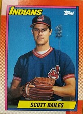 Scott Bailes, 1990 Topps #784, Cleveland Indians - 4335