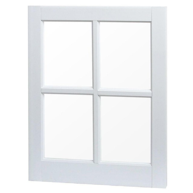 Picture Vinyl Window With Grid White 20 In Utility Fixed Single Utility Fixed Picture Vinyl Window With Grid 20 In X 25 Single Pane