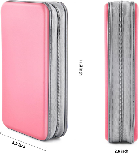 DVD Case, Bivisen CD Case Holder Wallet Binder 96 Capacity CD/DVD Cases Storage - Picture 6 of 6