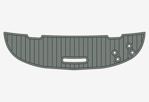 Maxum 2200 SR3 2004-2008 cabina plataforma de natación 1/4"6 mm espuma EVA alfombrilla sintética piso - Imagen 8 de 13