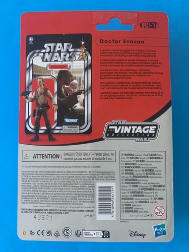 STAR WARS VINTAGE COLLECTION DOCTOR EVAZAN VC57 CANTINA PATRON IN HAND - Picture 2 of 2