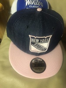 pink new york rangers hat