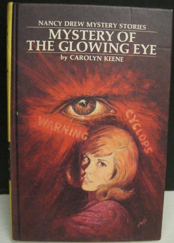 NANCY DREW MYSTERY STORIES MYSTERY OF THE GLOWING EYE CAROLYN KEENE HARDBACK '74