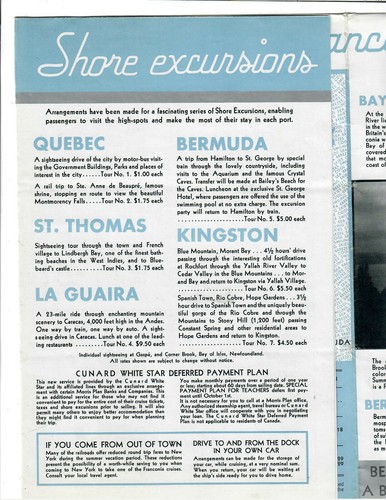 Brochure Franconia Cunard White Star Line 1935 36" x 22" CROCIERA BREZZA MARINA!!! - Foto 4 di 4