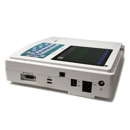 USA Touch Digital 12-channel/lead Electrocardiograph ECG/EKG Machine ECG1200G - Picture 4 of 12
