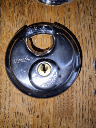 Defense padlocks keyed stainless steel hardened steel - Picture 2 of 3