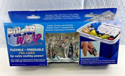 NEW  Polar Wrap Ice Blanket ReUseable Size 15'' x 9.5'' CAMPING SPORTS BEACH