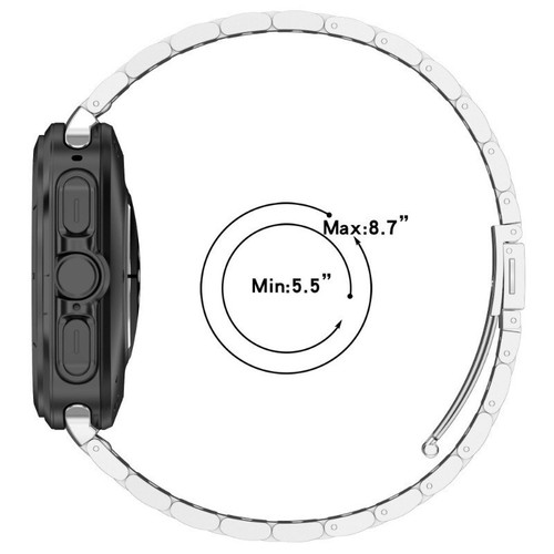 Metal Stainless Strap & TPU Case for Samsung Watch 8 40/44mm 8 Classic 46mm - Imagen 7 de 13
