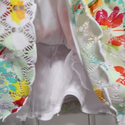 Youngland Bebé Vestido Floral 18 Mths Primavera Pascua Verano Flores Blanco - Imagen 7 de 8