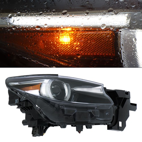 Passenger Right Side For Mazda CX-9 2016-2023 Adaptive w/AFS LED Headlight Black - Picture 12 of 15