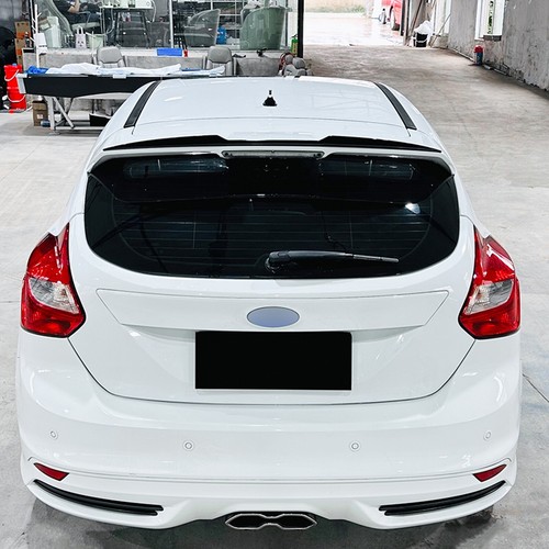 Gloss Black Rear Trunk Spoiler Lip Wing For Focus MK3 ST-Line ST 2011-2017 - Picture 8 of 13