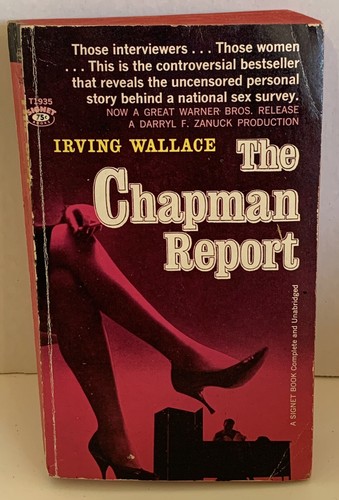 The Chapman Report by Irving Wallace 1962 Movie Tie-In Paperback Jane Fonda - Imagen 9 de 9