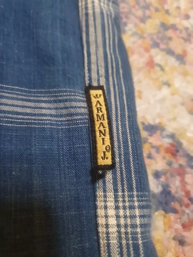 Rara camicia vintage anni 90~ GIORGIO ARMANI JEANS~ a quadri taglia small Italia - Foto 11 di 15