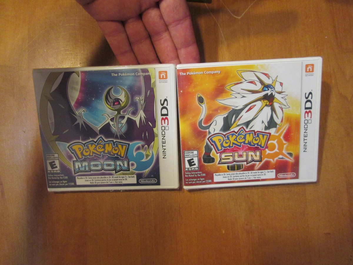3DS ポケモン ルビー ムーン サン Pokemon Sun & Moon Nintendo 3DS LOT SET COMPLETE AUTHENTIC