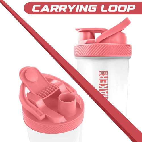 NEW Shaker Bottle 28oz Plastic Protein Mixer with Whisk Ball for Gym and Workout - Picture 79 of 82