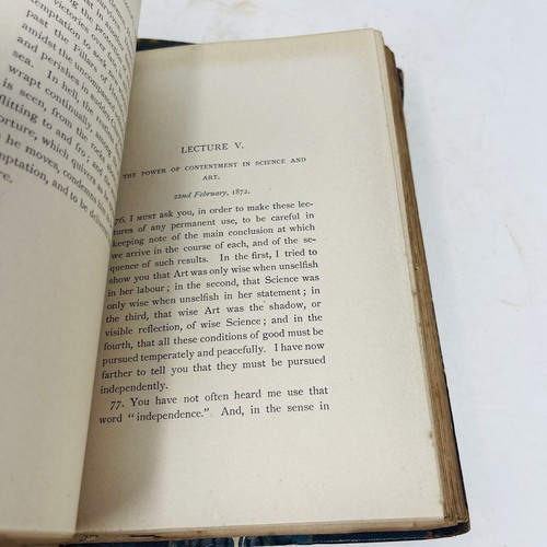 Lot of 3 Works of John Ruskin 1891 HC Brantwood Edition Leather - Picture 21 of 24