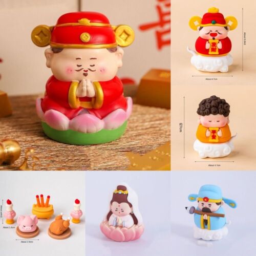 Cartoon God of Wealthy Statue Cute Buddha Desktop Decoration Gift