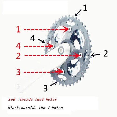 Road Bicycle Sprocket Protection Crankset Crank Guard Bike Chain Wheel Ring New - Picture 10 of 34