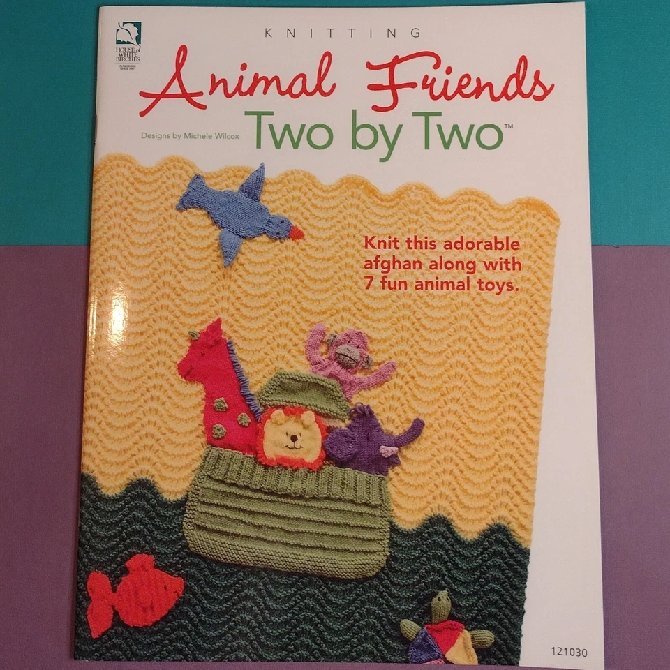 Tejer Animales Amigos Dos por Dos Más 7 Diseños de Juguete Casa de Abedules Blancos Foto 3 de 4