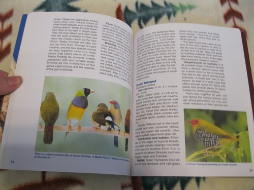 B. E. S. Pet Handbooks Ser.: The Finch Handbook : Purchase, Care, Nutrition and - Foto 3 di 3