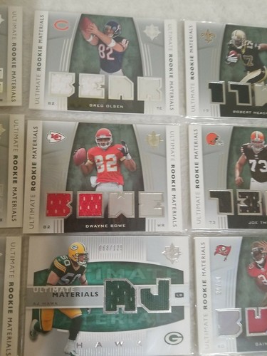 2007 Ultimate Materials ROOKIE Materialien Lot 16 Rare alle numbered - Bild 3 von 7