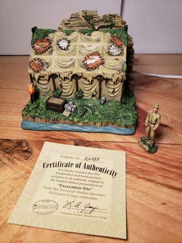 Weißdorndorf Universal Monster Halloween Dorf "Ausgrabungsstätte" SELTENER FUND - Bild 1 von 9