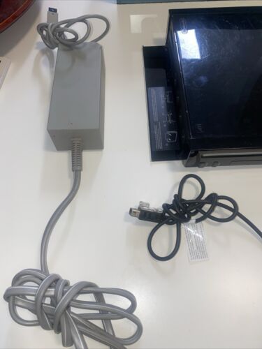 Nintendo Wii Console Nera Un Controllo E Shock. Ha tutto il sensore AV N Power N - Foto 6 di 7