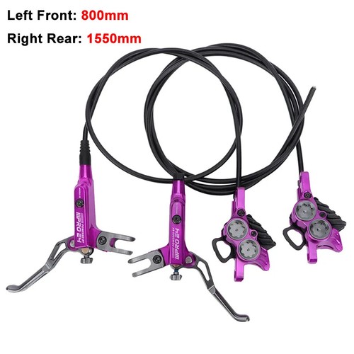 Bicycle Hydraulic Disc Brake 4 Piston MTB Brake Caliper Brake Oil Pressure Brake - Picture 5 of 46