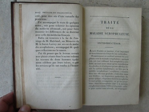 HUFELAND, BOUSQUET : TRAITE DE LA MALADIE SCROPHULEUSE, 1821. - Picture 4 of 18