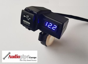 2x USB Ladegerät für Roller oder Motorrad Lenkerhalterung TOP 2x USB Ladegerät für Roller oder Motorrad Lenkerhalterung TOP