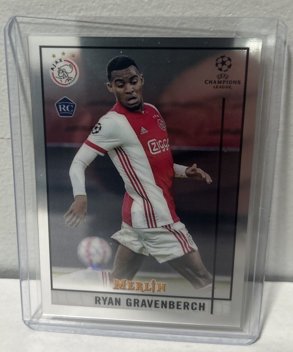 2020-21 Topps Merlin Chrome UEFA Refractor #57 Ryan Gravenberch RC Rookie 