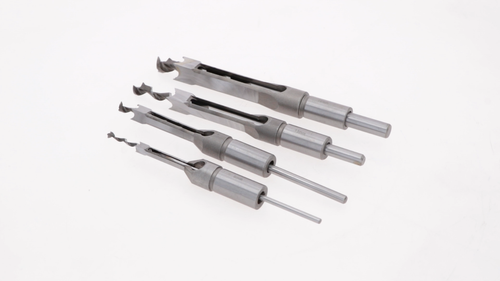 4pc Mortice Drill Tool Set 6,10,13 & 16mm Chisels In Wood Box Woodworking TE665 - Video 1 of 1