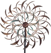 Large Outdoor Metal Wind Spinner Kinetic Outdoor Wind Sculpture Yard Art Decor