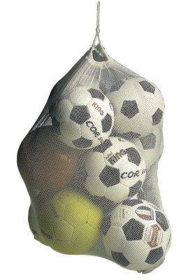 RETE RETI PORTA PALLONI PER 10//12 PALLE CORSPORT A SACCO CALCIO CALCETTO