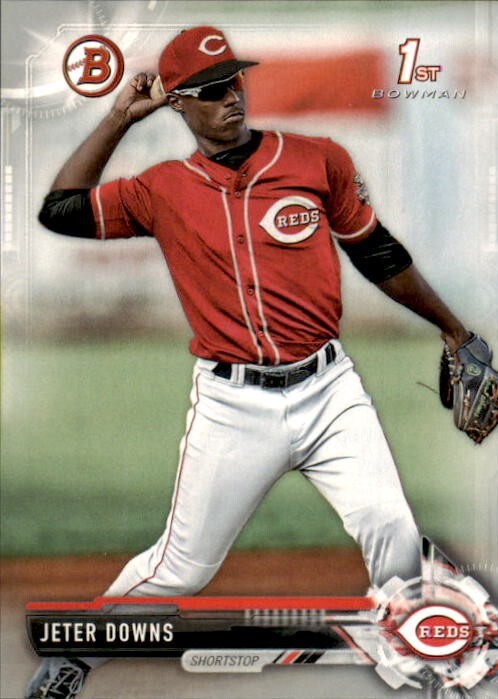 2017 Bowman Draft Silver #BD-6 Jeter Downs /499 Reds Rookie Parallel Numbered RC