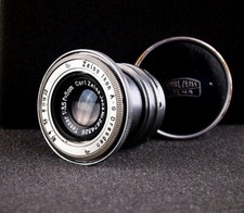 Lens Carl Zeiss Jena Tessar 1:3,5 f  5 cm Zeiss Ikon A-G Dresden Mount CONTAX