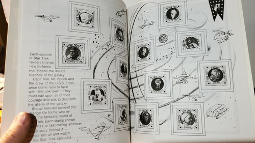 1977 OFFICIAL STAR TREK STAMP ALBUM COLLECTION 1 - Picture 7 of 8
