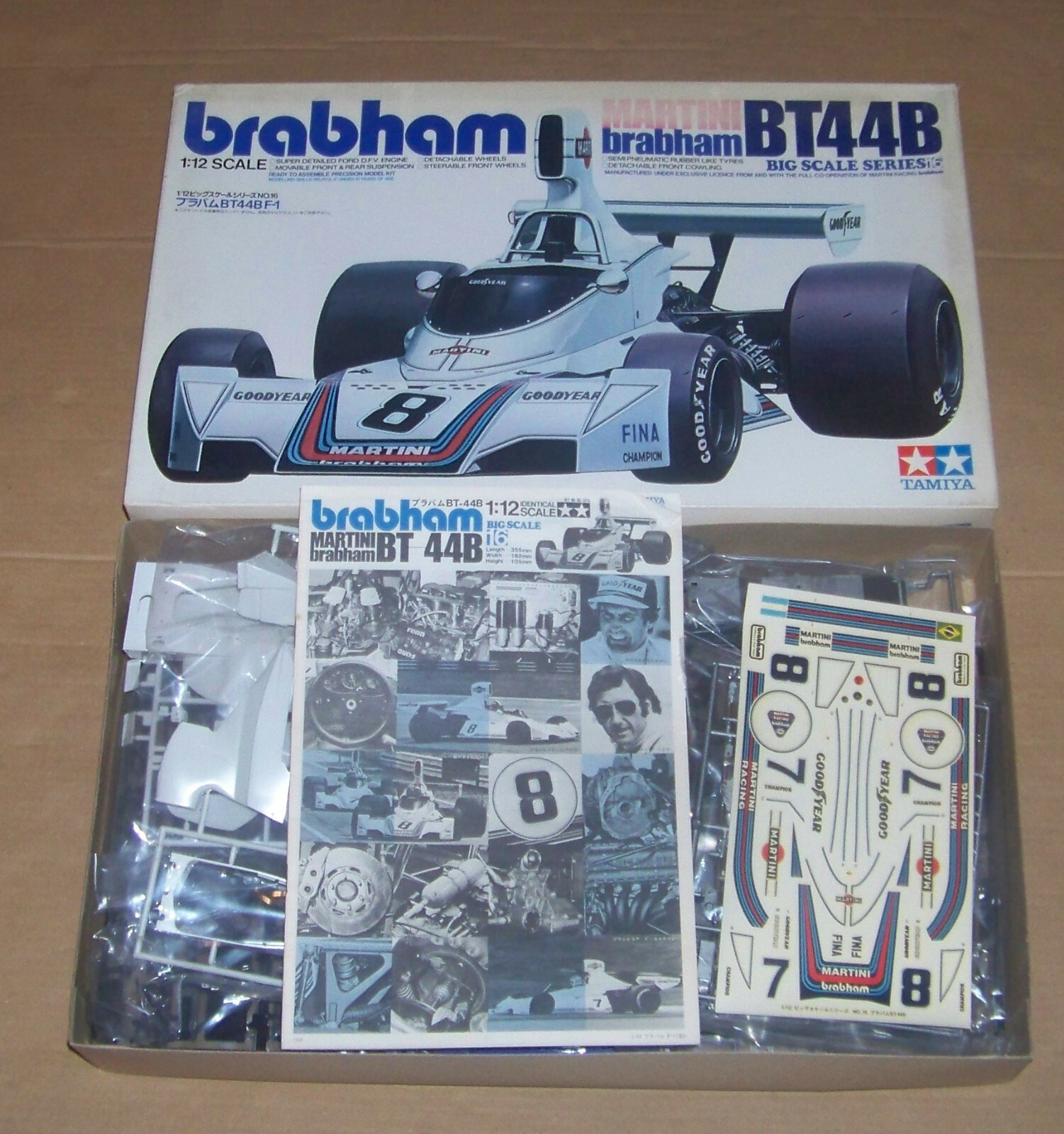 Tamiya Martini Brabham BT44B BS1218 Tamiya Martini Brabham Brabham Brabham BT44B BS1218 302953