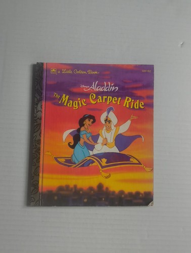 VTG Little Golden Books Lot of 3 Walt Disney's Pinocchio Aladdin Nursery Tales - Picture 5 of 8