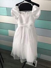 David s bridal flower girl dress size 7. pit/Pit 12 waist 11 length 30