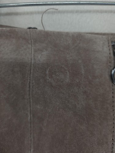 BLANKNYC Skirt Womens 25 French Taupe Suede Leather Mini Zip 73K-0589NO - Picture 12 of 15