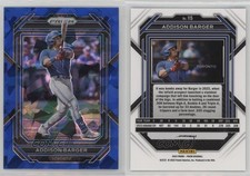 2023 Panini Prizm Blue Ice Prizm Addison Barger #115