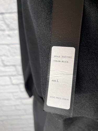 Badgley Mischka Damen schwarz offen lang Gürtel Pullover Cardigan Large neu mit Etikett - Bild 4 von 7