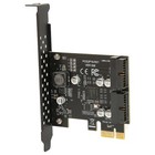 19PIN Black Board PCIE To USB 3.2 Expansion Card 5Gbps High Speed USB3.2 Fro NEW