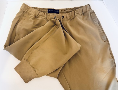Abercrombie & Fitch leichte hellbraune Damen Sporthose Gr. Medium Strickbündchen - Bild 4 von 15
