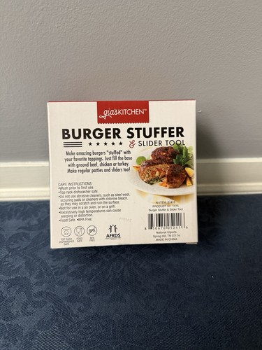 Gia’s Kitchen Burger Stuffer And Slider Tool NEW - Picture 2 of 3